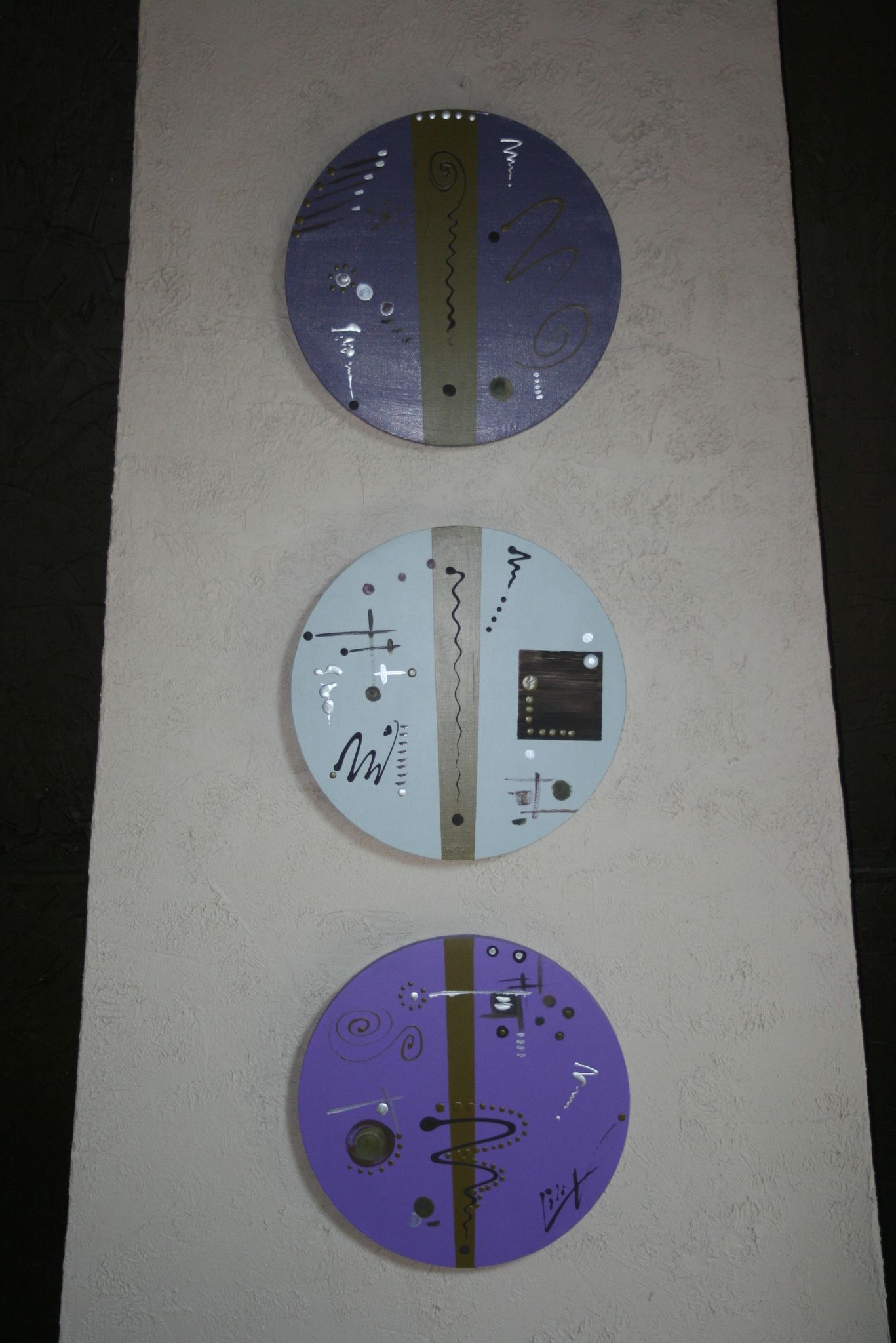 artiste tableau rond