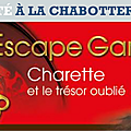 Charette et le trésor oublié, un espace game à la chabotterie