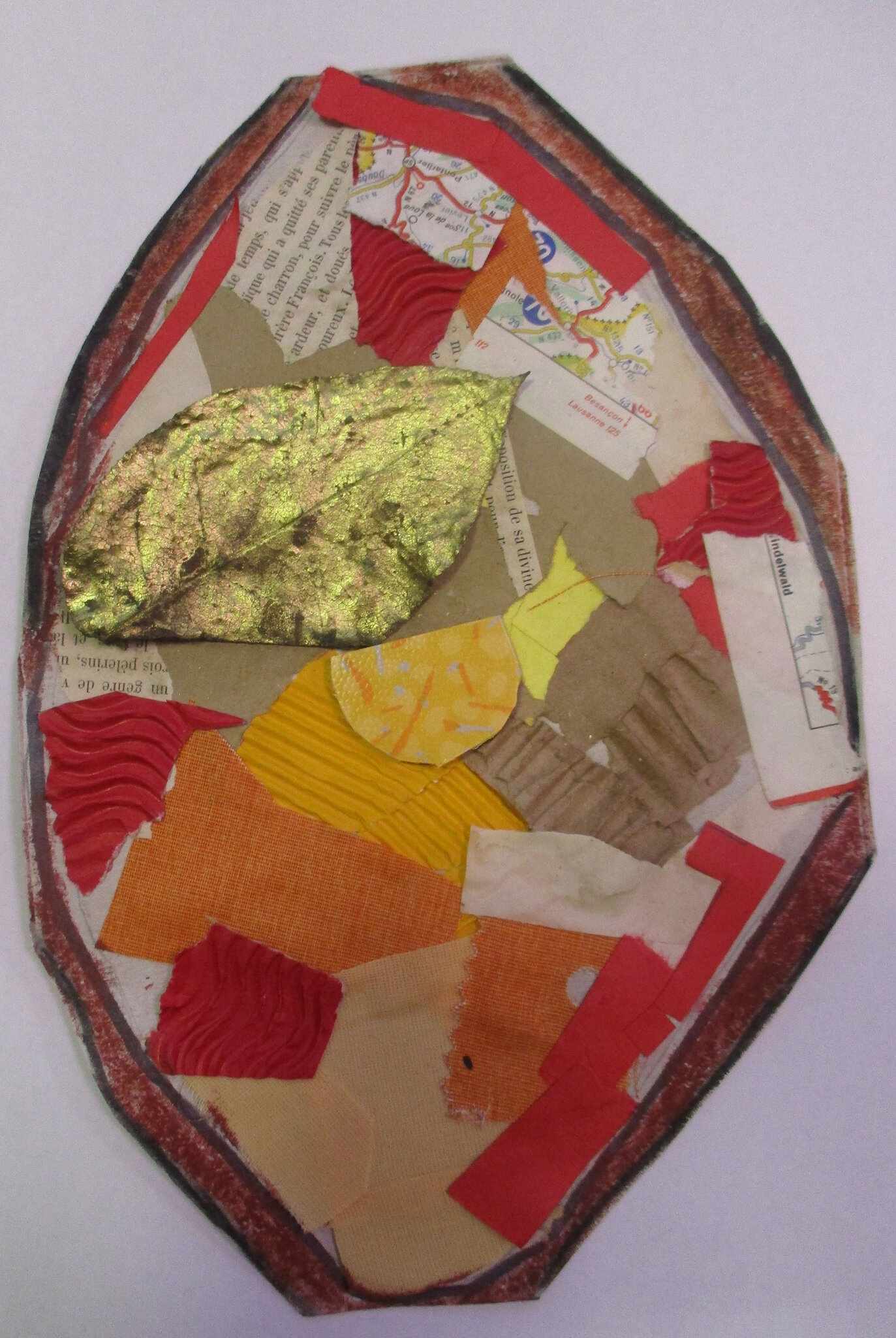 Kurt Schwitters, MiroirCollage Un tout petit Baz