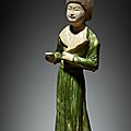 Oiseleur, chine, dynastie des tang (618 – 907), ca 8°siècle