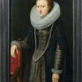 Mathieu van negre (? - avant 1644) portrait de femme à la collerette 