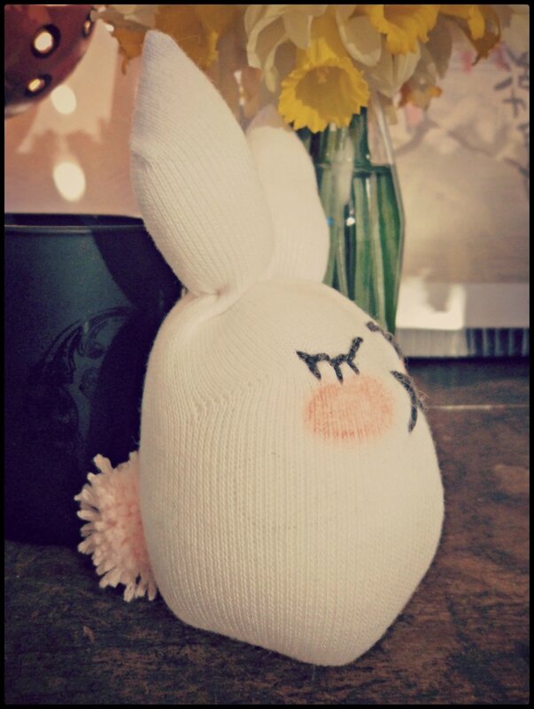 Lapin chaussette Cam&Drey 2