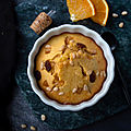 Gâteau de semoule express à l'orange & fruits secs 