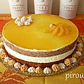 Bavarois orange chocolat : deux versions avec ou sans gluten pour pessah