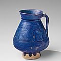 A small iranian fritware jug, 2nd half 12th - early 13th century