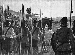 Bataille de_Bannockburn_-_Bruce_addresses_troops