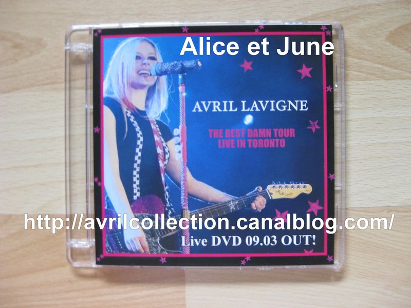 DVD promotionnel The Best Damn Tour-Live in Toronto-Japon (2008)