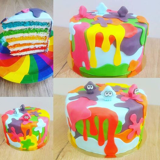 Decoration Gateau Splatoon