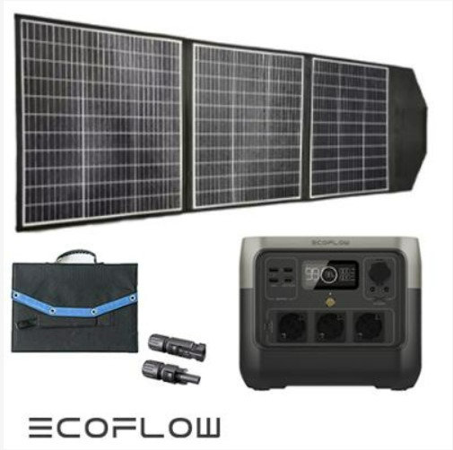 Un kit solaire de la marque Ecoflow