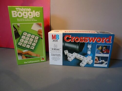 Boggle et Crossword, deux jeux de lettres des années 80 ! - Loulou