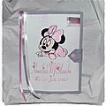 Protège carnet de santé SOURIS personnalisé