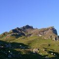 Pfälzerhütte - Le Naafkopf au levant 2570m