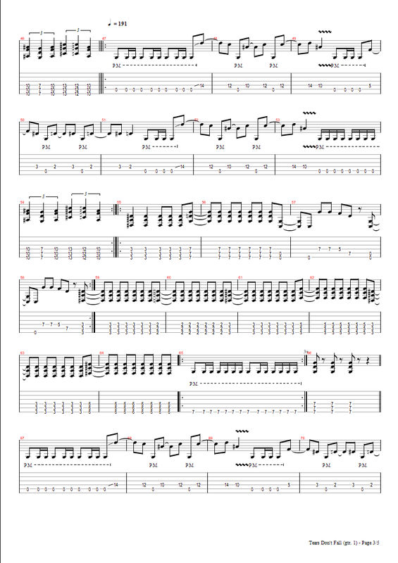 Bullet For My Valentine Tears Don't Fall Hamstab