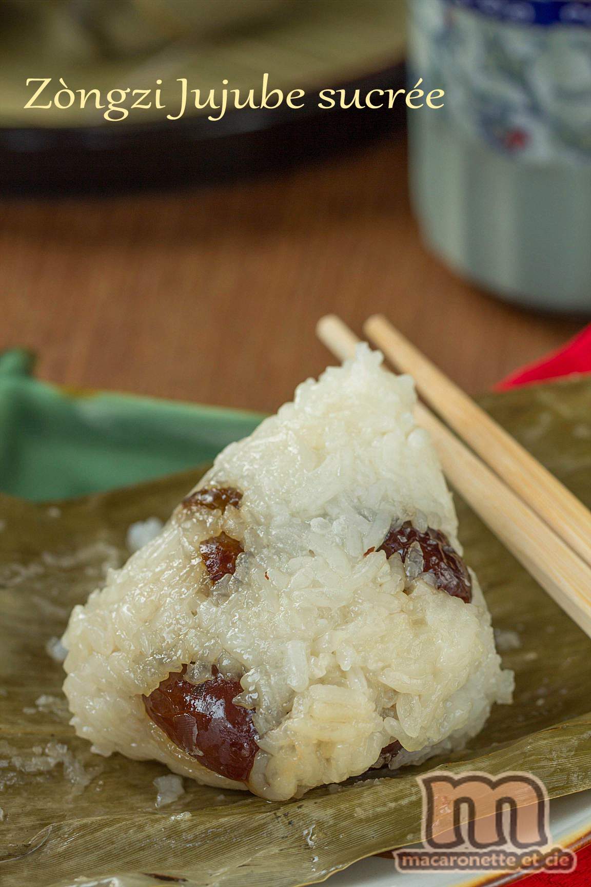 Zong Zi 粽子 Gateaux De Riz Gluant Triangulaires Fourres 2 Versions Pour Le Plaisir Macaronette Et Cie