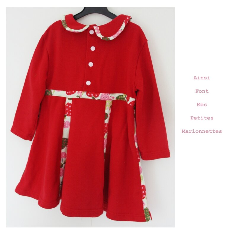 custo robe rouge molleton 2
