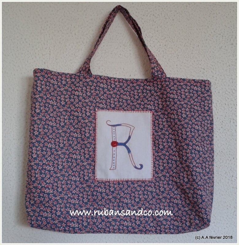 Un Sac Brodé Pour Mamie Rubans Et Compagnie By Anny Arnaud - 