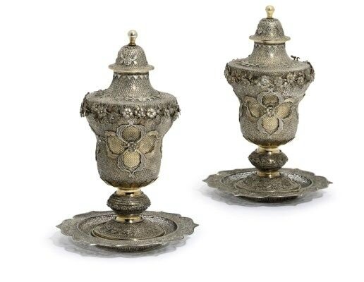 Lot 5: Chinese Export Silver-Gilt Goblet