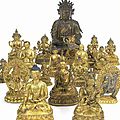 Exceptional buddhist gilt-bronze figures lead bonhams' fine chinese art sale in london