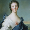 Jean-marc nattier (1685 – paris, 1766). portrait de mademoiselle d'etampes, contesse de ranes