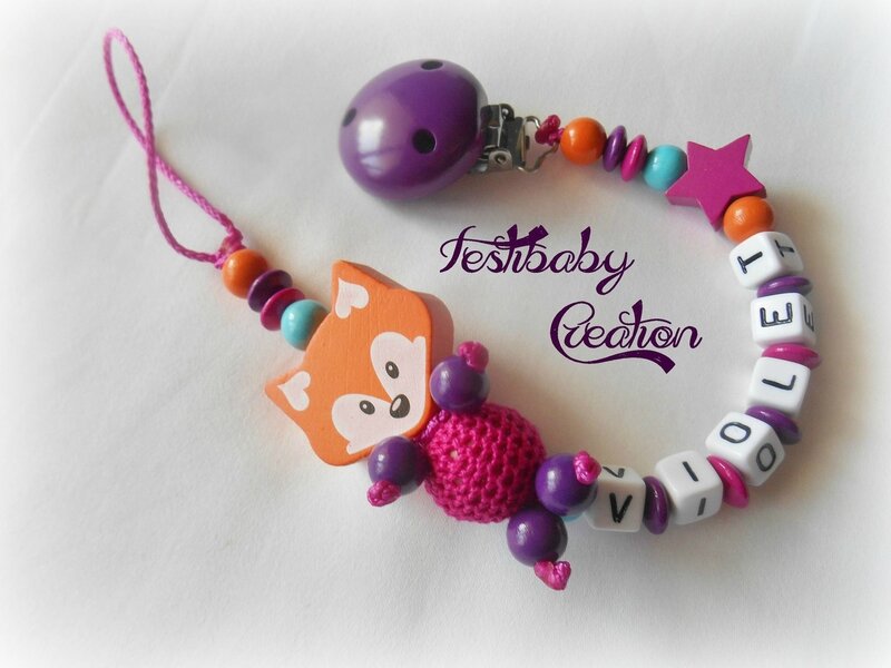 Festibaby Création attache sucette