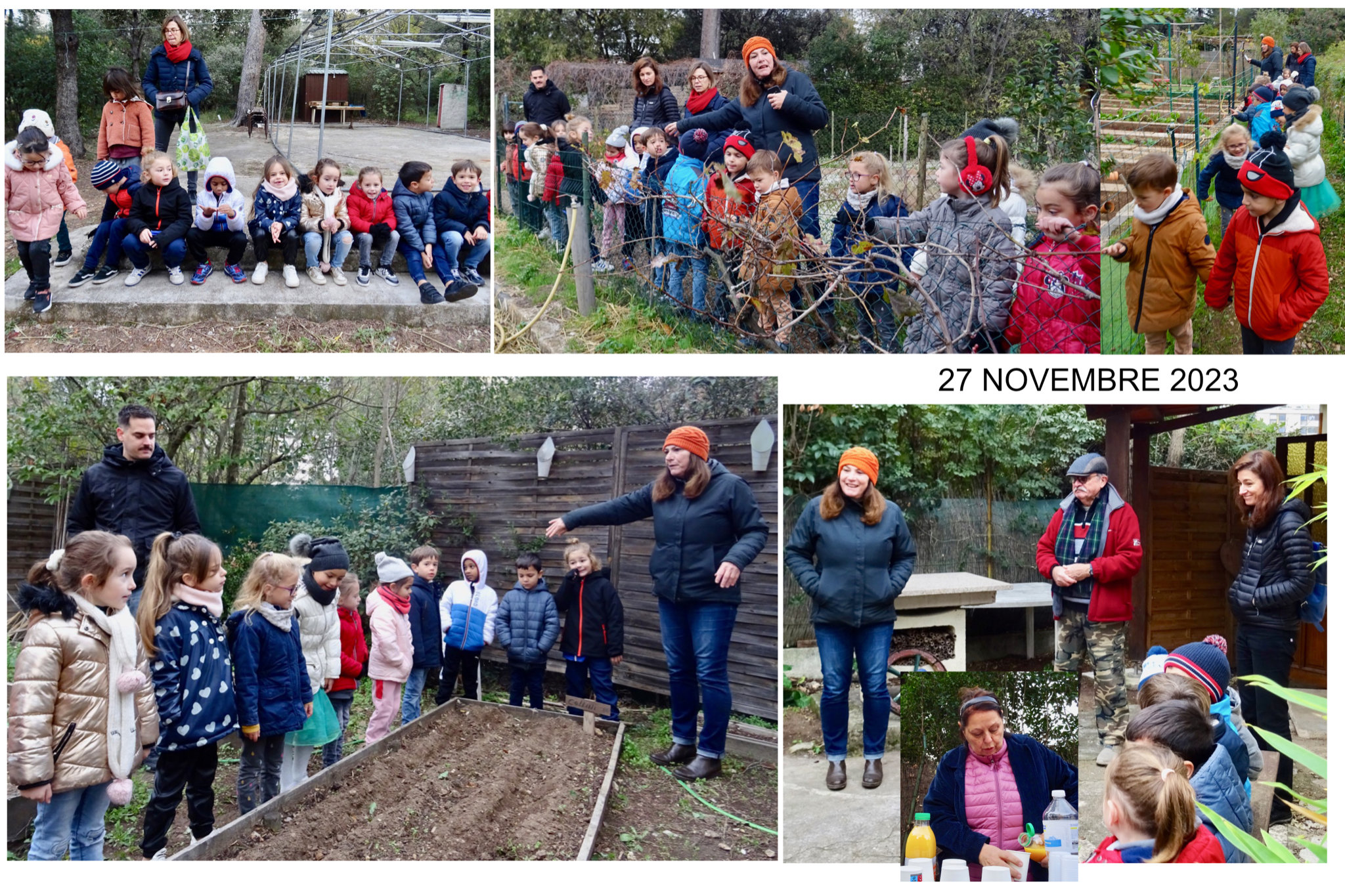 Avec les petits (Grande section) de l’école de l’allée des pins...Thème ...