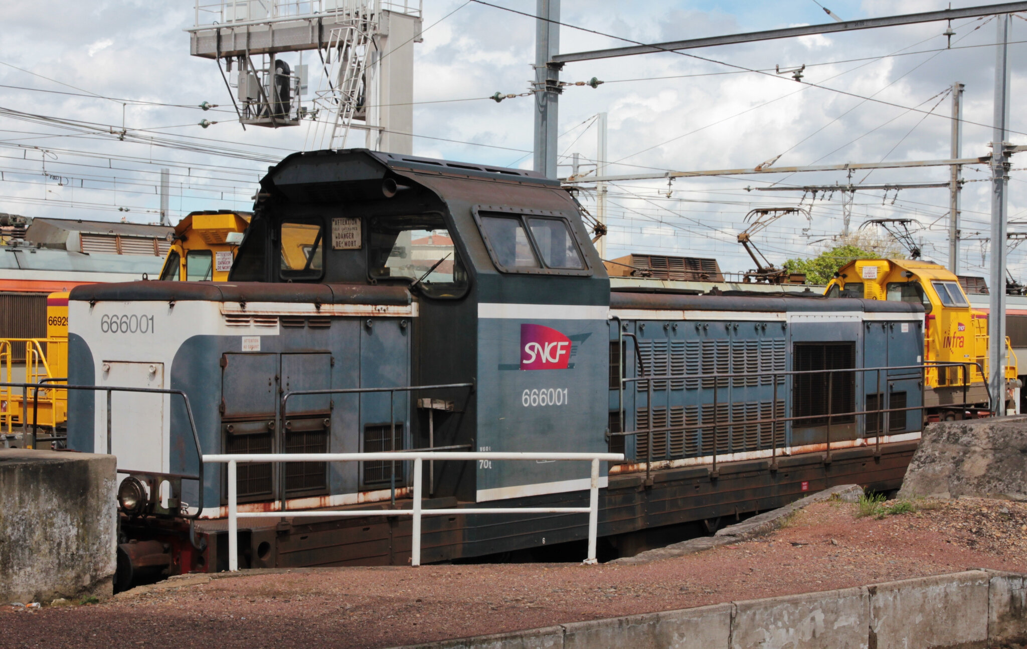 BB 66001, dépôt de Bordeaux