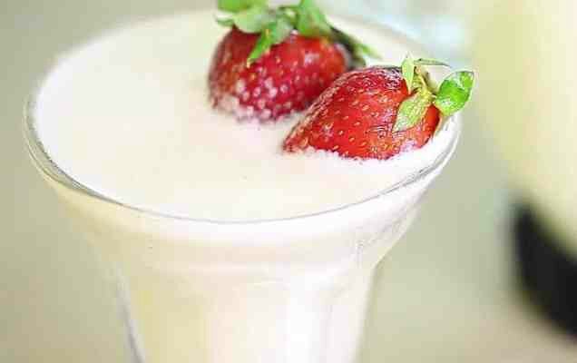 milk shake fraise