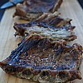 Ribs a l'ail et a la crème d'amande