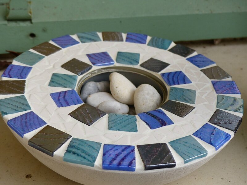 Brasero, Briare mat, pâte de verre
