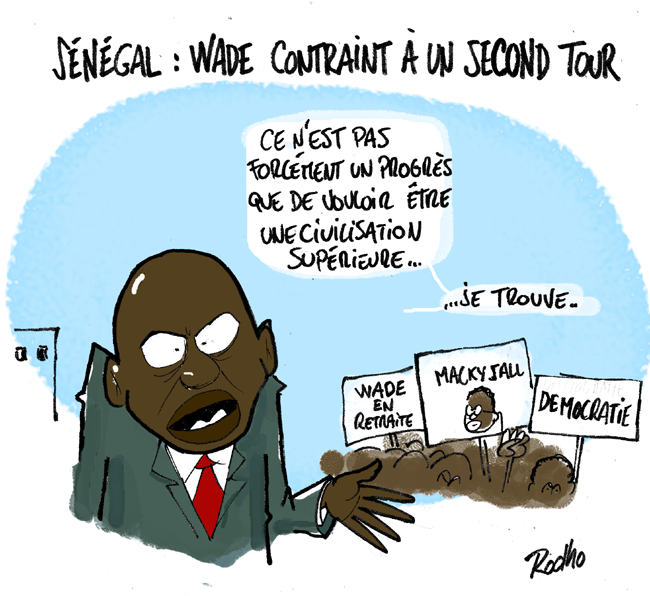 Sénégal, Wade et Sall Tour - Rodho dessin de presse/Illustration