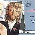 Eurythmics - mardi 25 novembre 1986 - pop bercy (paris)