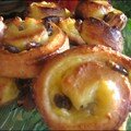 Des pains aux raisins et de nouveaux pains au chocolat...