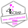 4enscrap - 4ème anniversaire
