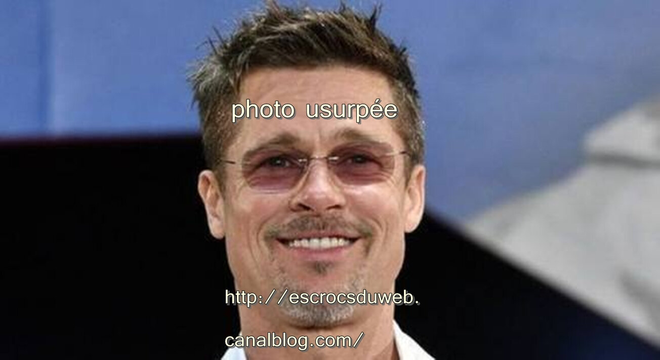 BRAD PITT - acteur , usurpé