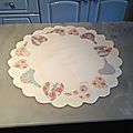 Set de table, petits napperons, chemins de table