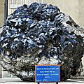 Bloc de quartz vu au muséum national d'histoire naturelle 