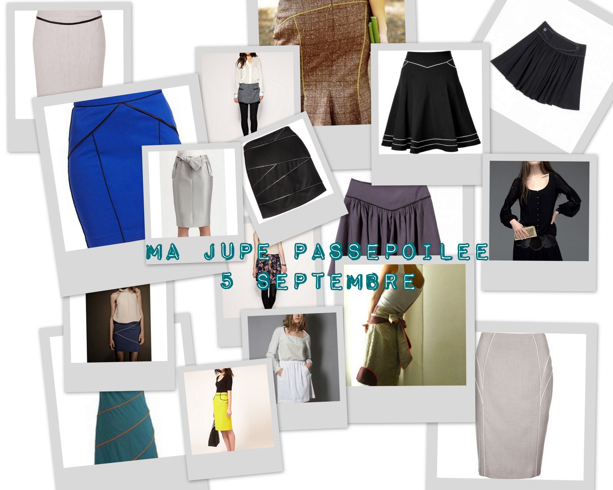 Jupe et passepoil