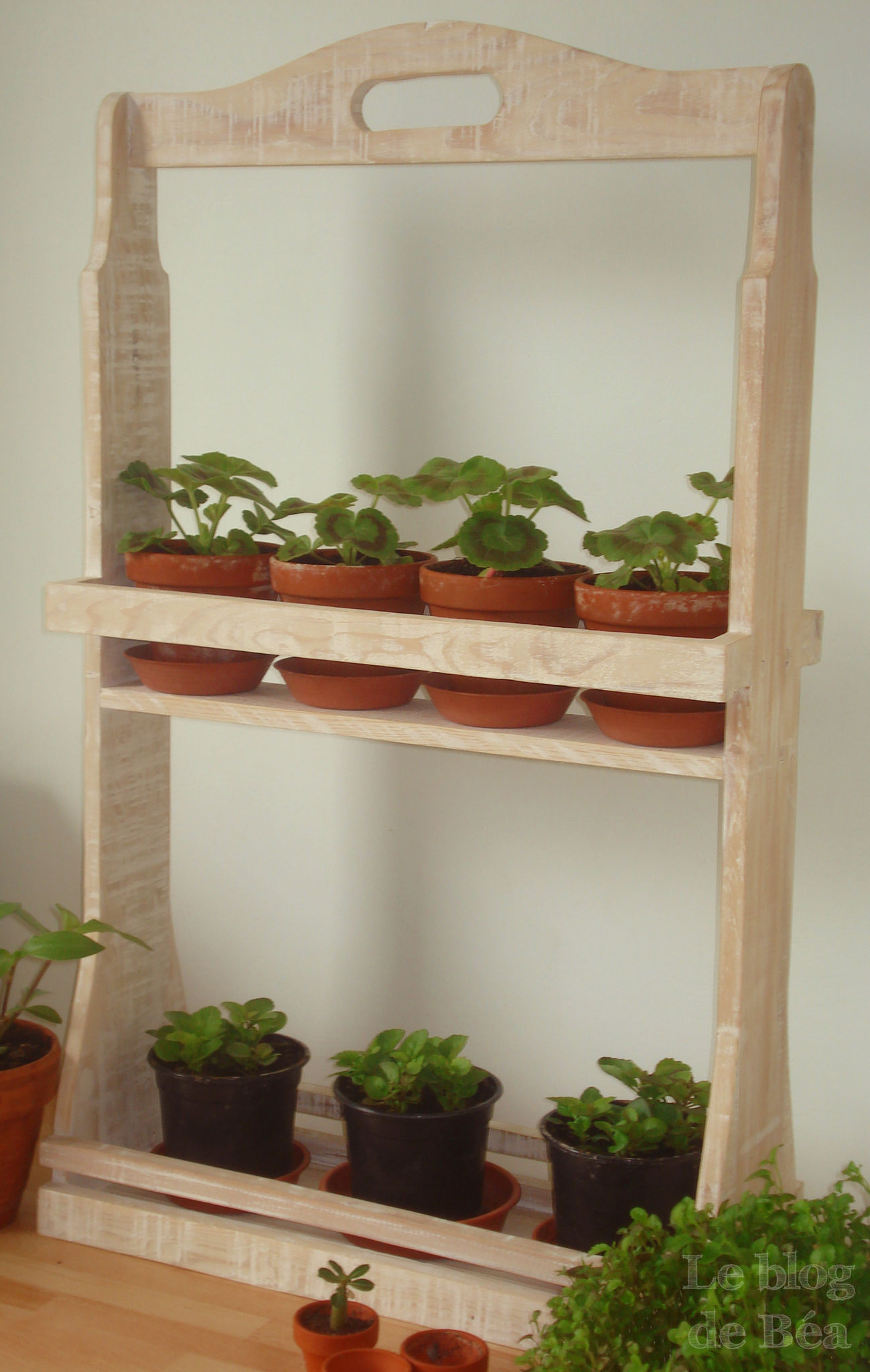 Fabriquer une étagère pour vos plantes, Shake My Blog