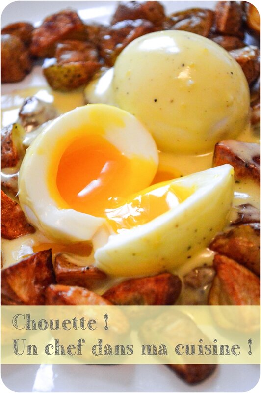 ..Sauce hollandaise selon Paul Bocuse.. Bien fait pour ta pomme