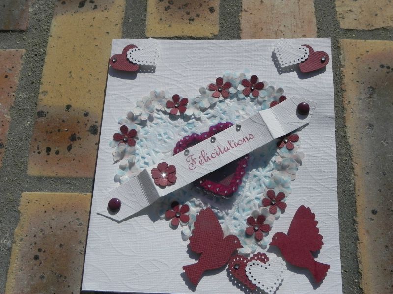 Une Carte Pour Un Mariage O Bonheur Du Scrap