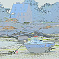 L'île renote en mode créatif dessin : trégastel (côtes d'armor) le 18 avril 2019 (3)