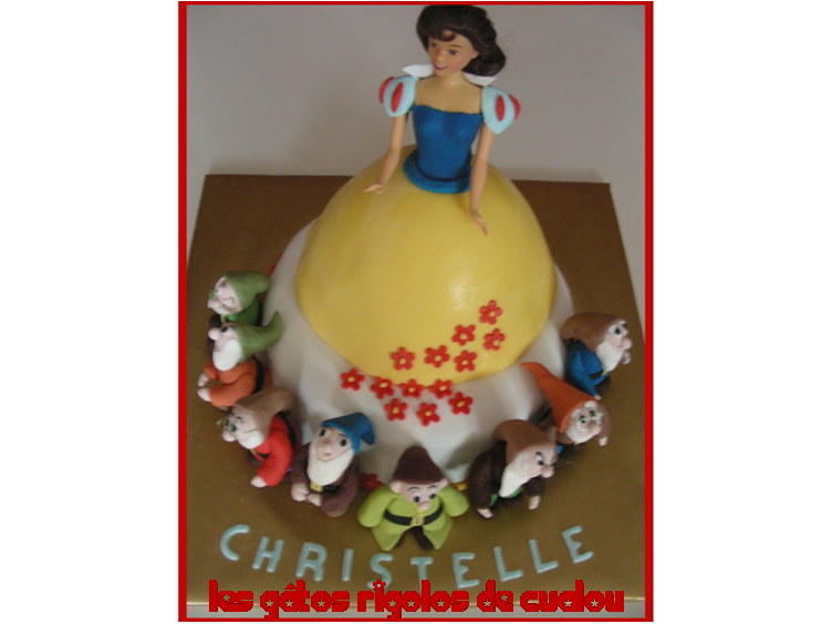 Gateau Blanche Neige Et Les 7 Nains Les Gatos Rigolos De Cvalou