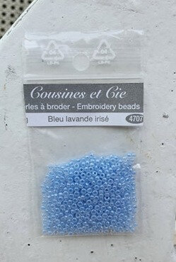 bleu lavande irisé