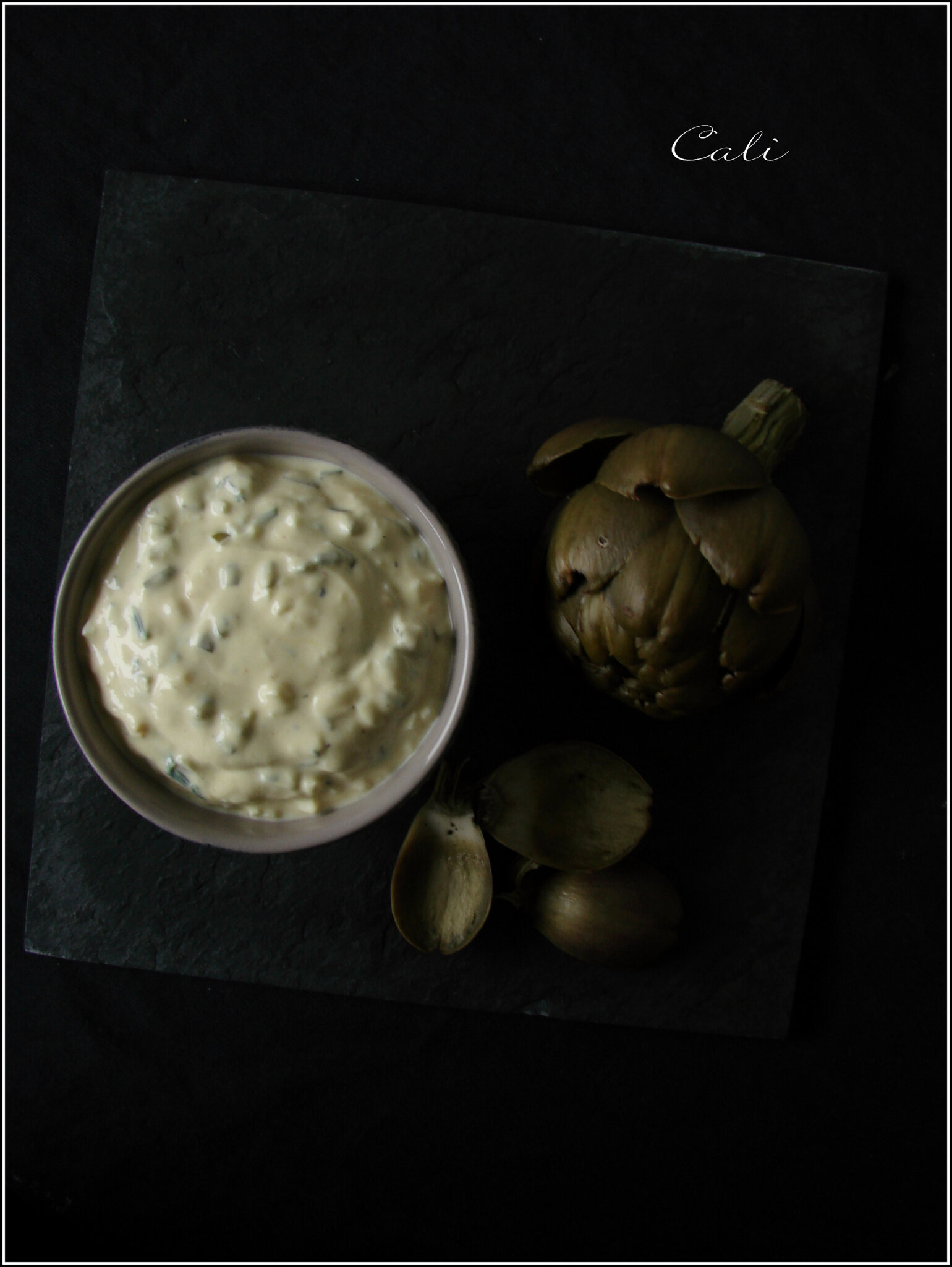 SAUCE AU YAOURT & CORNICHONS Vanille & Poivre Rose