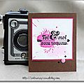 carte st valentin vintage rose