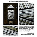 création d'un ensemble de vitraux contemporains 