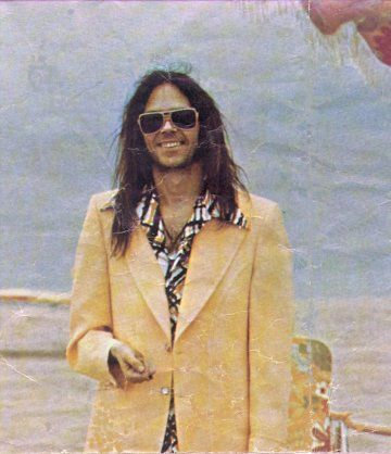 Neil Young on the beach 13
