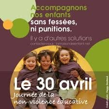 Résultat de recherche d'images pour "journée de la non violence éducative"