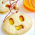 Biscuits citrouille pour halloween