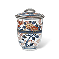 A louis xv silver-mounted japanese imari jar and cover, the silver mounts paris, 1717-1722, the porcelain edo period